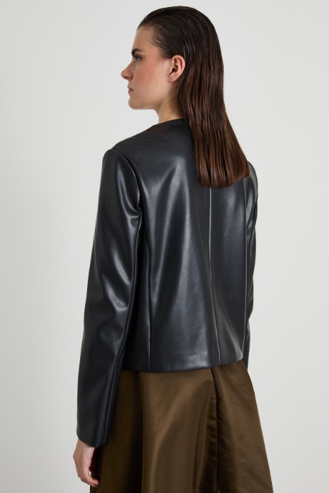 Giacca in similpelle