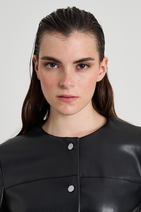 Giacca in similpelle