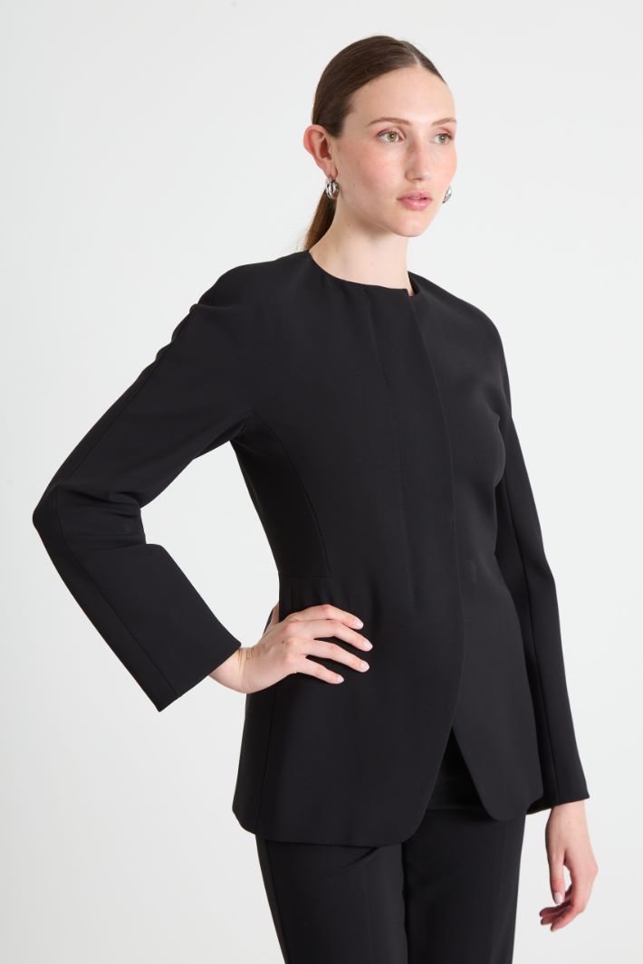 Crêpe jersey jacket Intrend