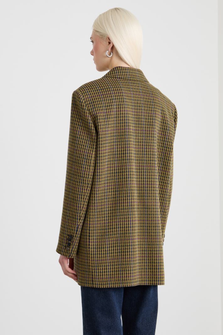 Blazer in jersey jacquard