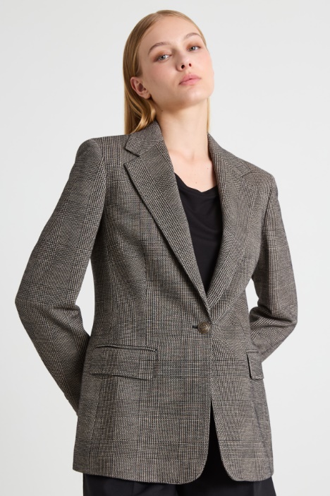 Yarn-dyed jersey blazer Intrend