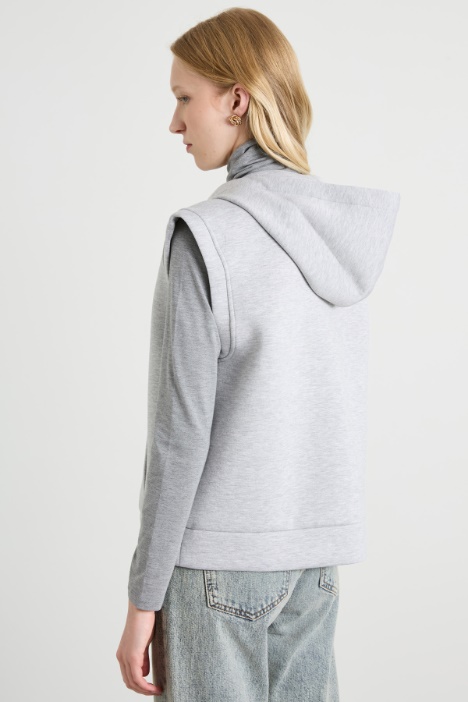 Chaleco de punto compacto