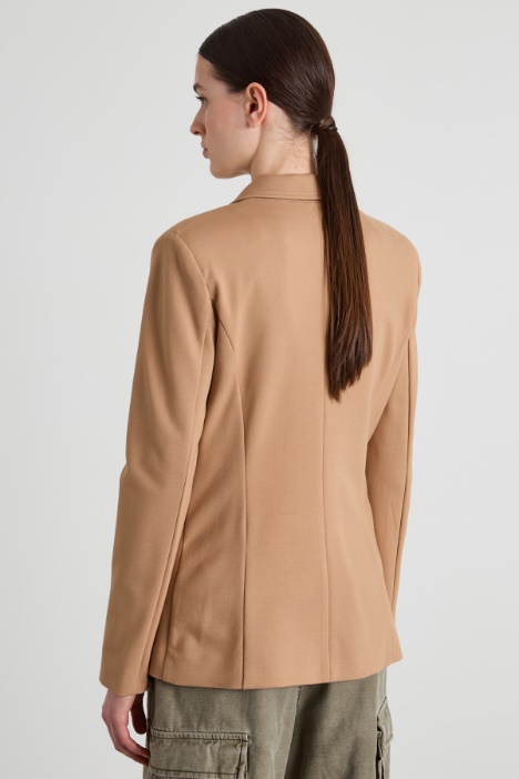 Blazer slim in jersey