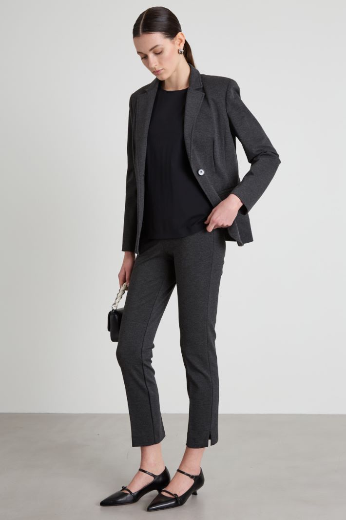 Blazer slim in jersey Intrend - 3