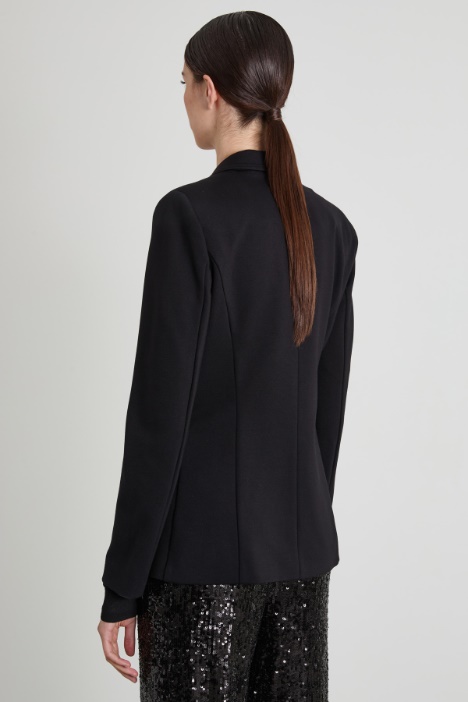 Blazer slim in jersey