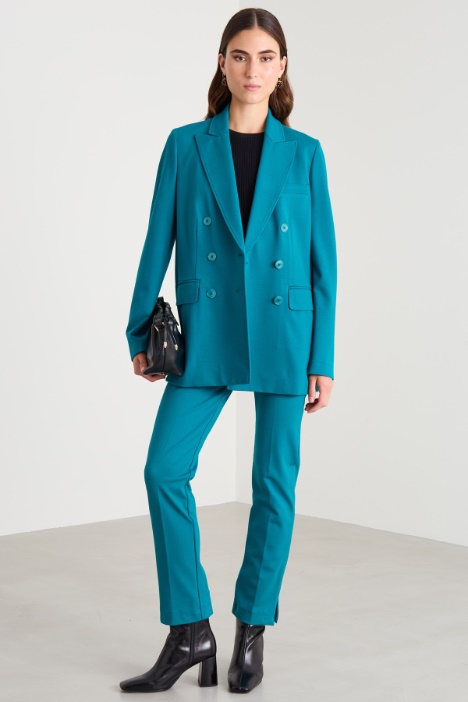 Double-breasted jersey blazer Intrend