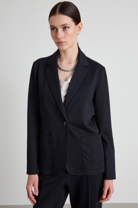 Blazer in jersey jacquard Intrend
