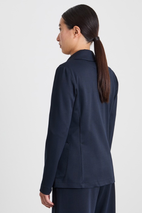 Blazer de punto jacquard