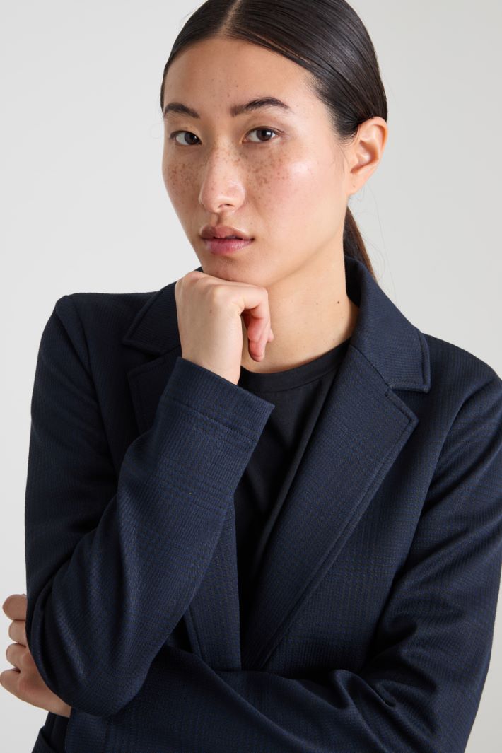 Jacquard jersey blazer Intrend - 4