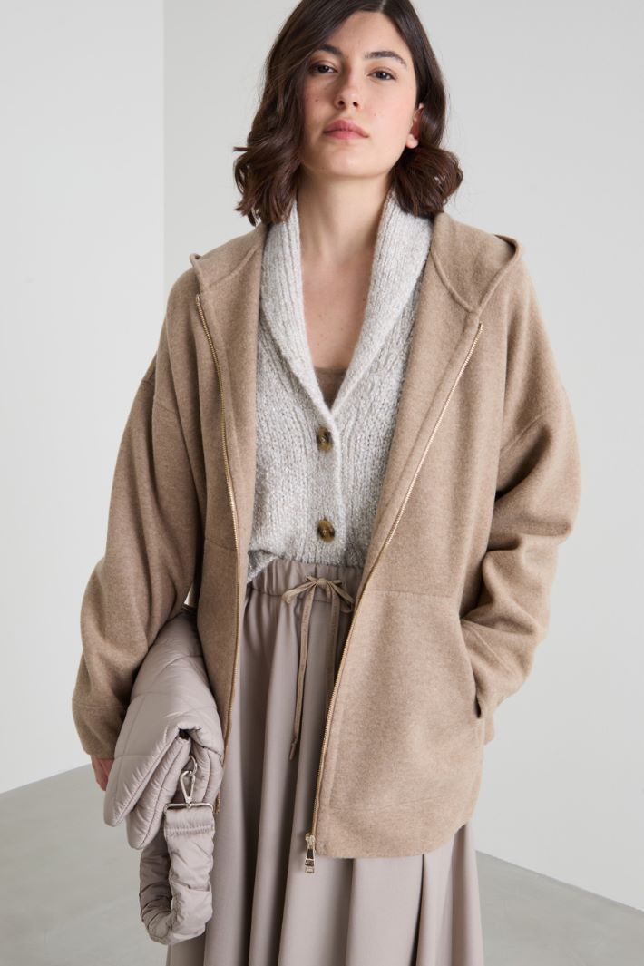 Oversized wool and cashmere sweatshirt Intrend - 3