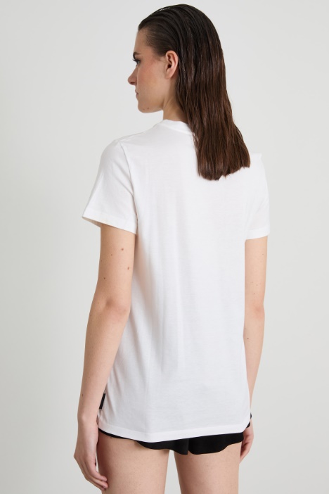 T-shirt in jersey con ricamo Intrend - 3