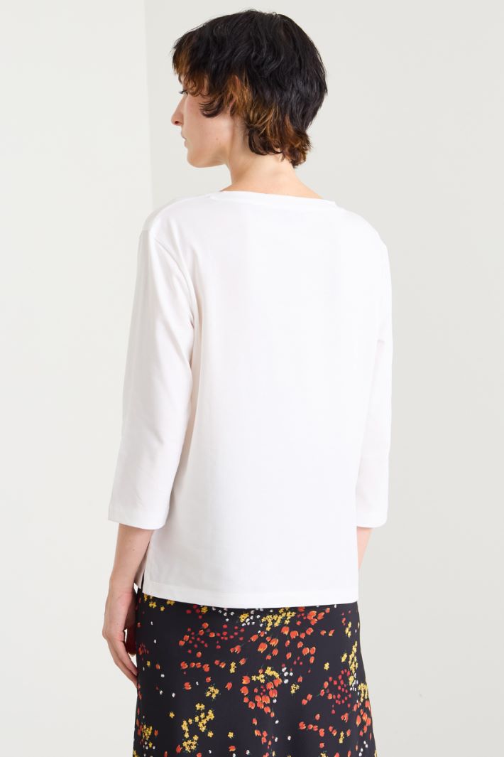 T-shirt in jersey di cotone Intrend - 2