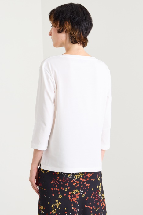 T-shirt in jersey di cotone Intrend - 3