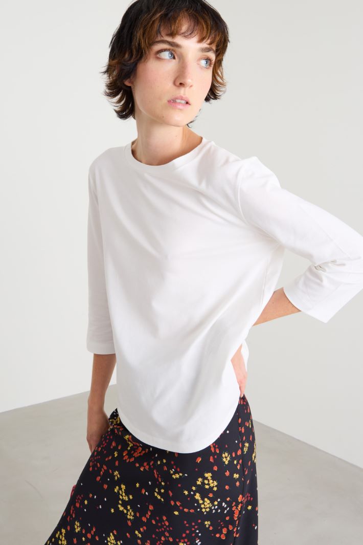 T-shirt in jersey di cotone Intrend