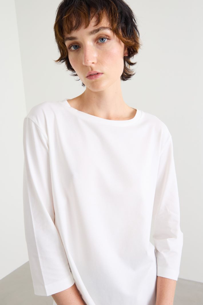 T-shirt in jersey di cotone Intrend - 4