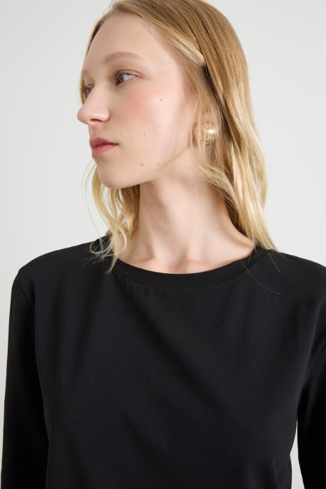 Camiseta de punto de algodón