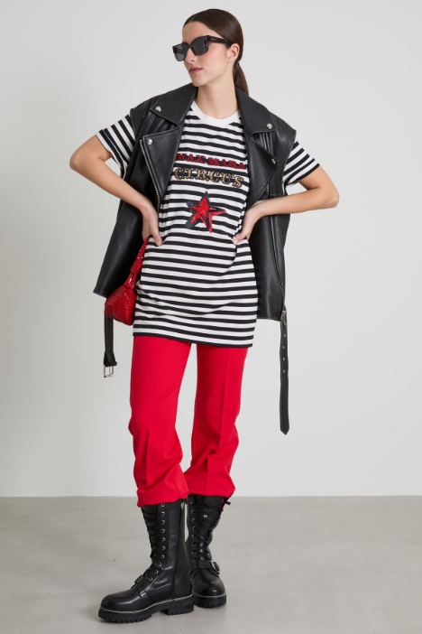 Oversized sequinned T-shirt Intrend