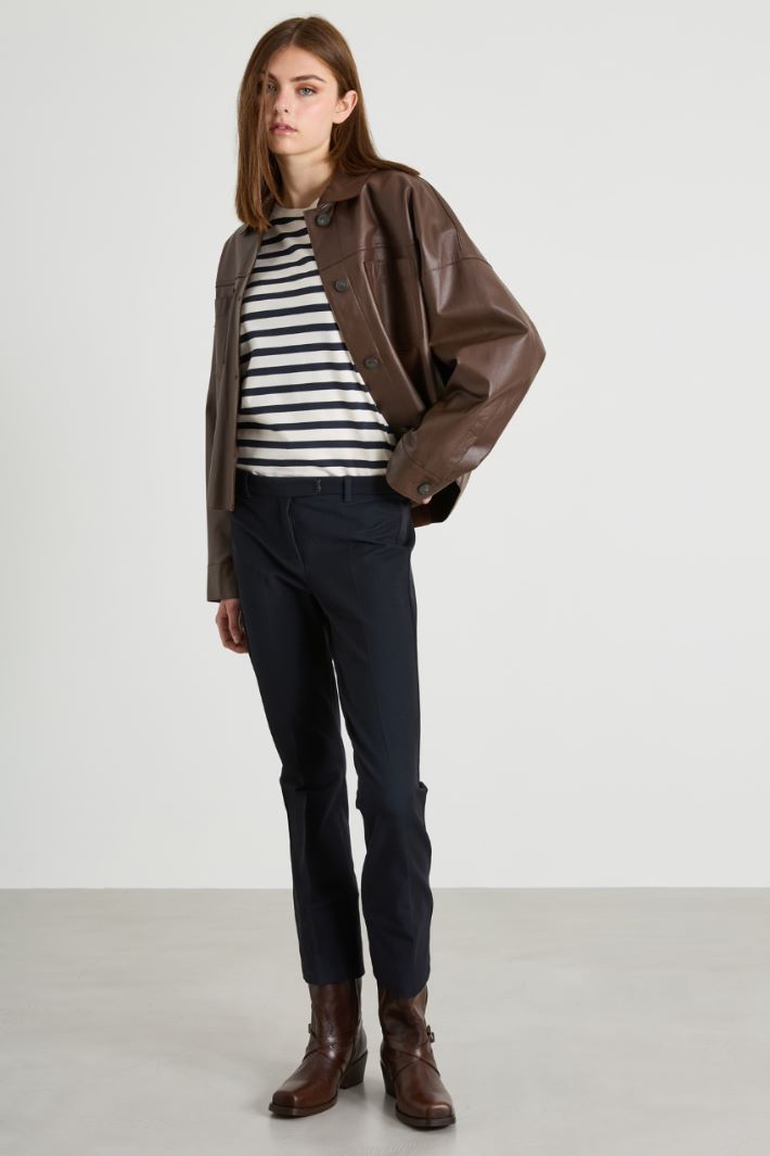 T-shirt girocollo a righe Intrend - 3