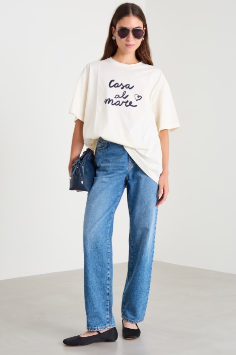 Oversized printed T-shirt Intrend
