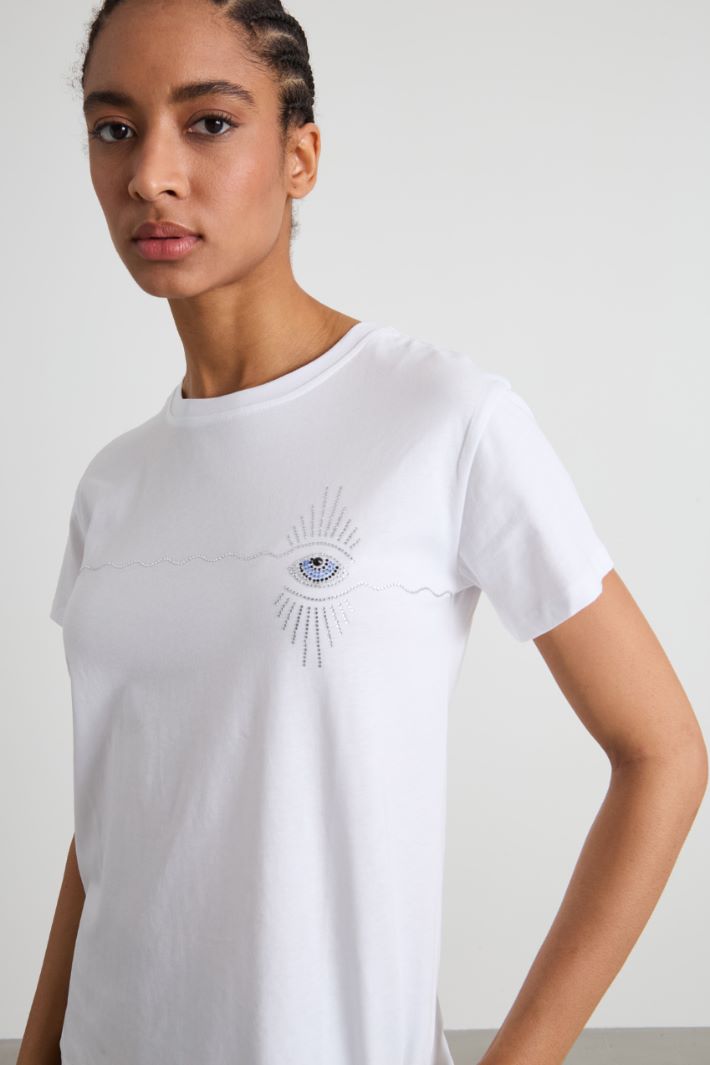 T-shirt con strass Intrend - 4