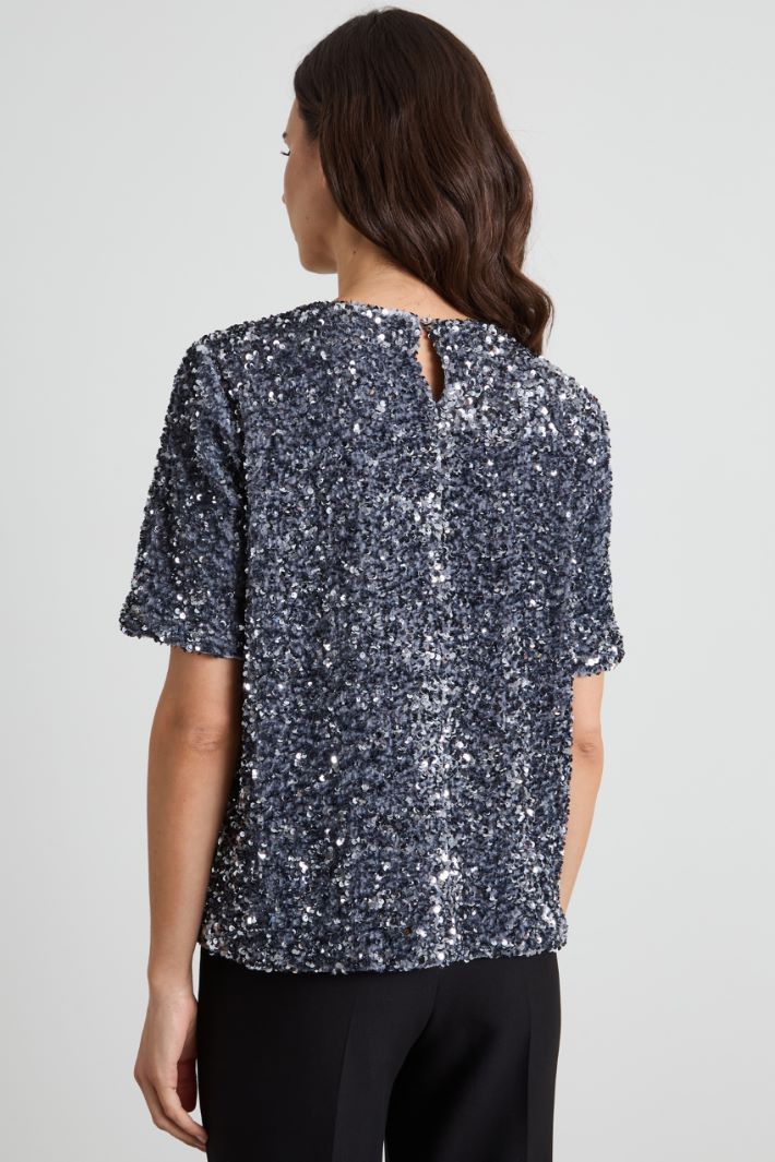 Top con paillettes Intrend - 2