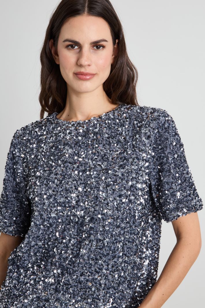 Top con paillettes Intrend - 4