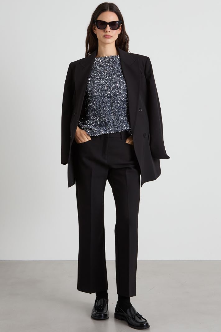 Top con paillettes Intrend - 3