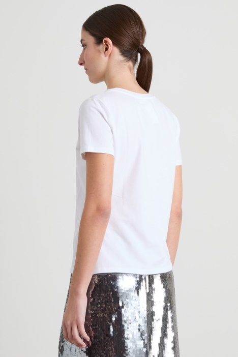 T-shirt con stampa laminata Intrend - 3