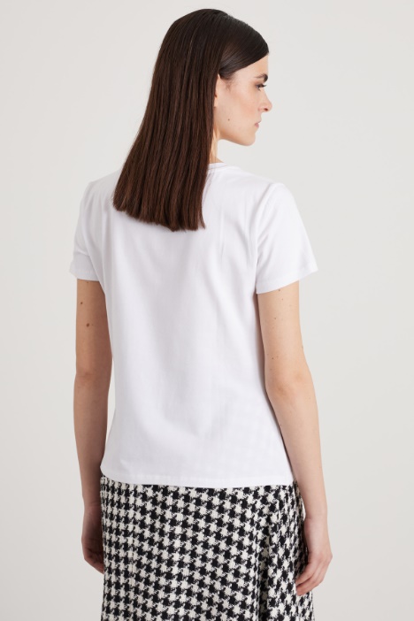 T-shirt con stampa laminata Intrend - 3