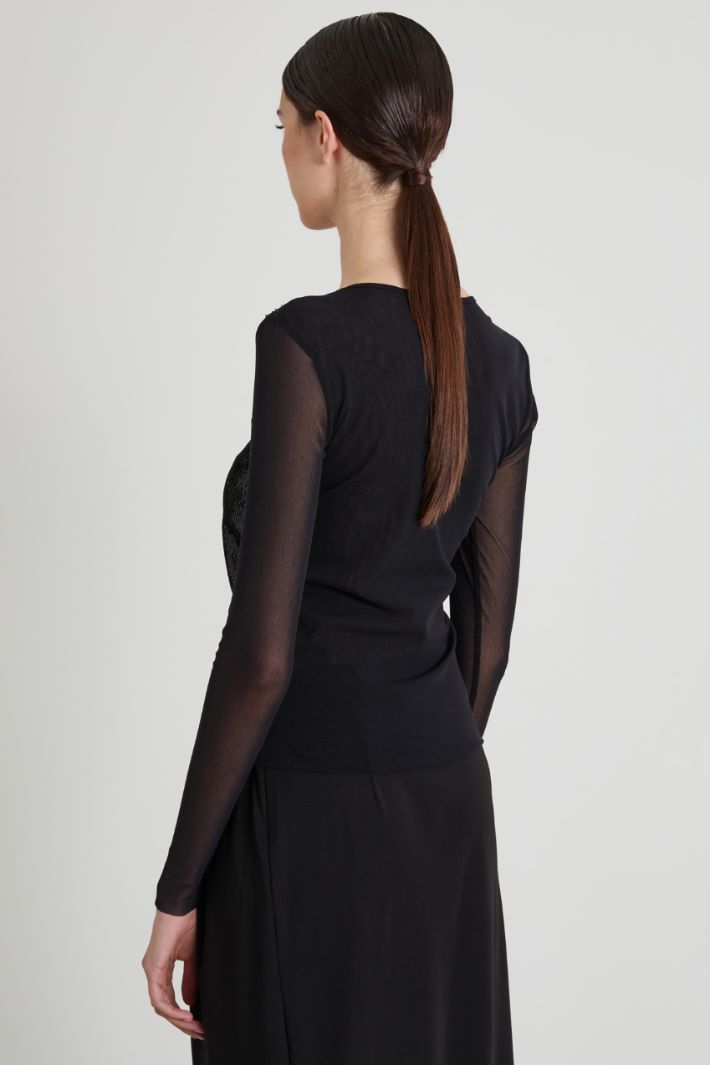 Camiseta con lentejuelas Intrend - 2
