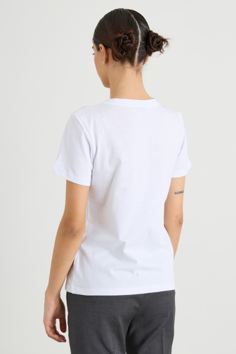 T-shirt con ricamo di strass Intrend - 3