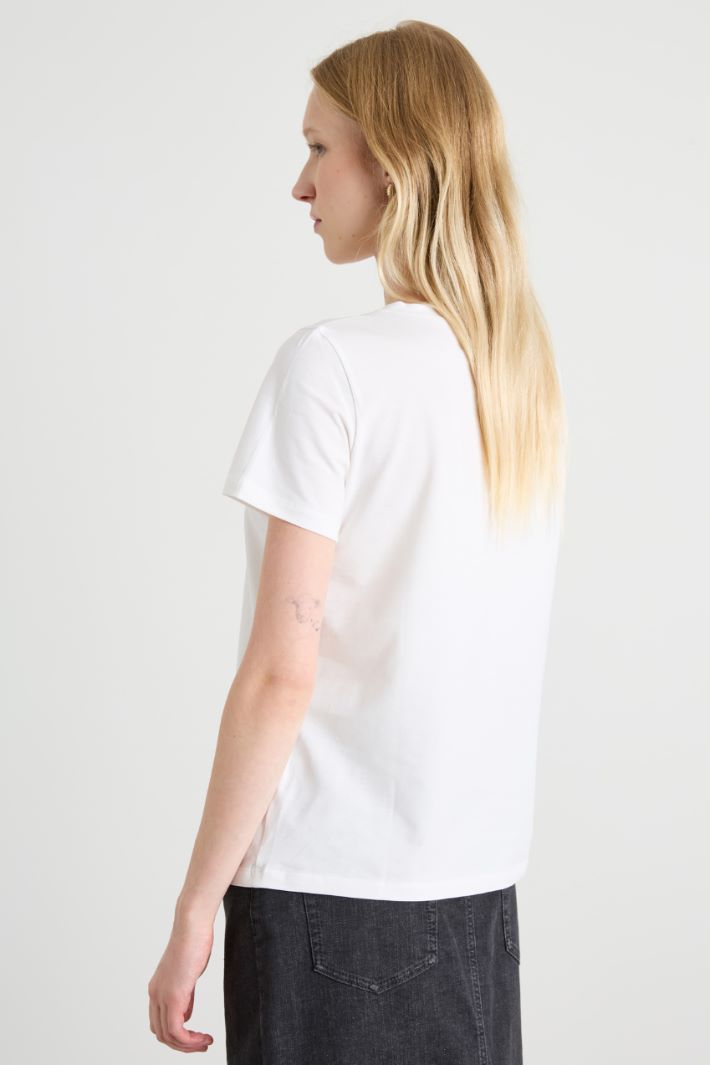 T-shirt in jersey di cotone Intrend - 2