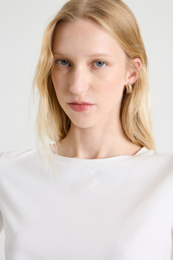 T-shirt in jersey di cotone Intrend - 4