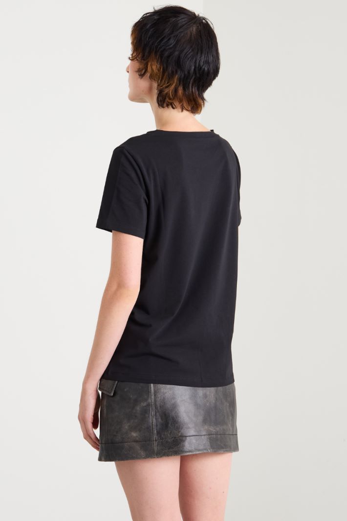 T-shirt in jersey di cotone Intrend - 2