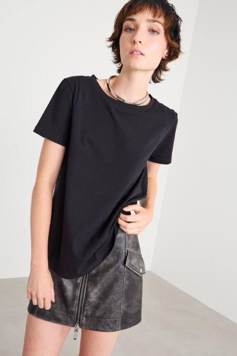 T-shirt in jersey di cotone Intrend