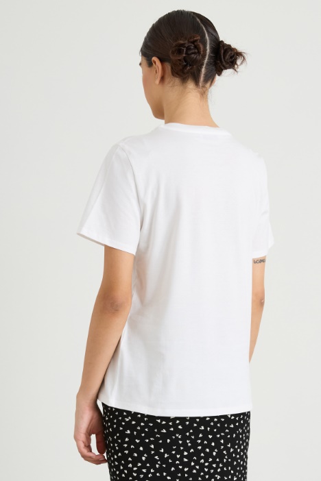 Camiseta de algodón con estampado