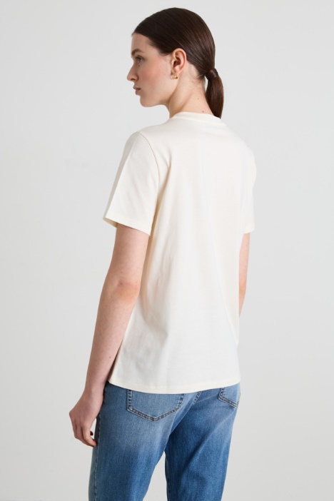 Camiseta de algodón con estampado