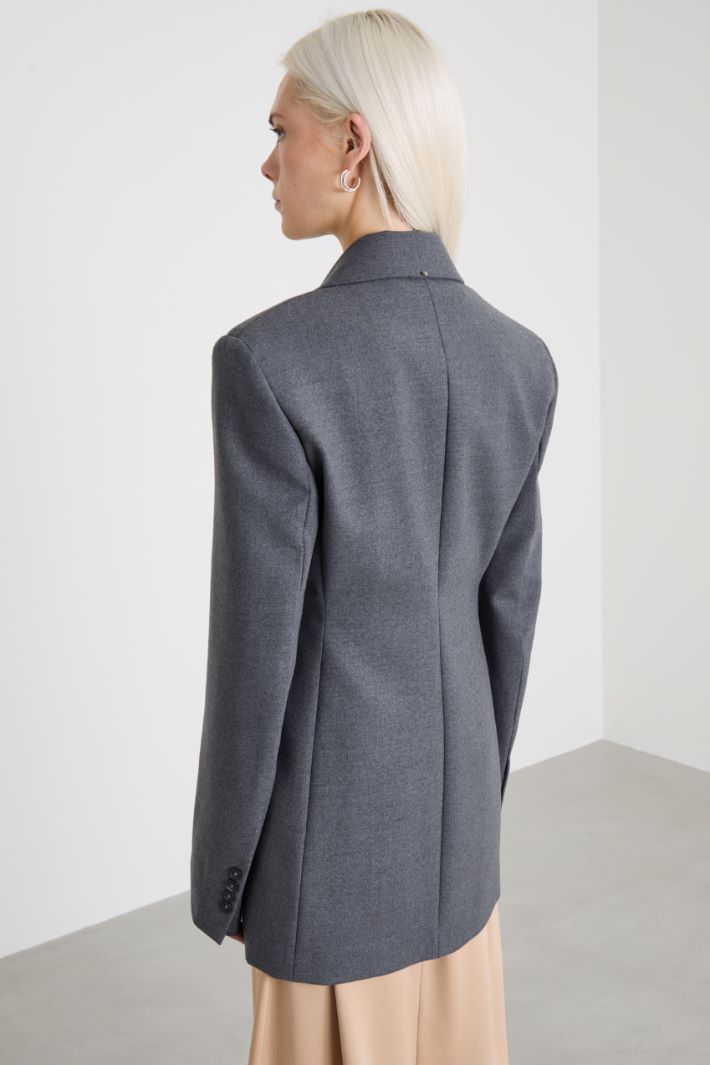 Blazer in flanella
