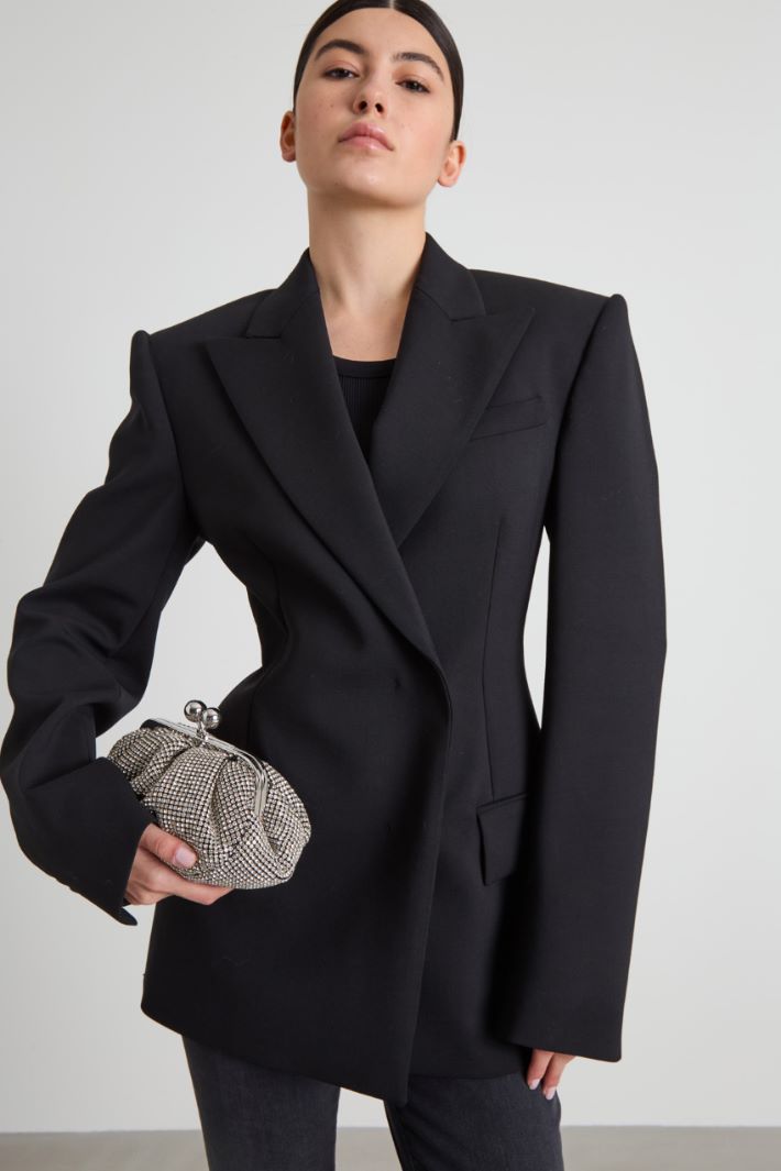 Blazer doppiopetto in lana Intrend