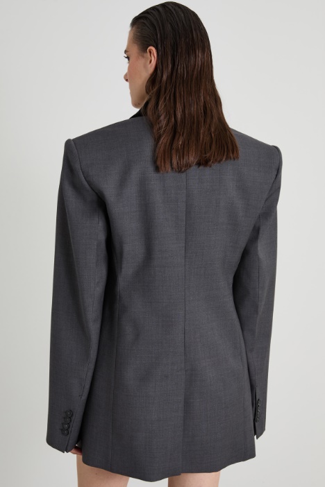 Blazer over con pochette