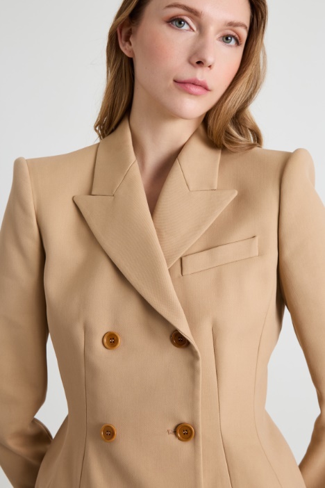 Blazer doppiopetto a corolla