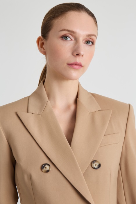 Blazer sfiancato in lana