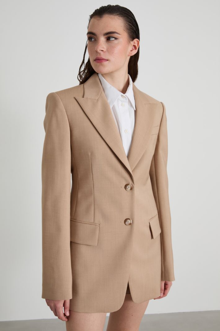 Mohair and wool blazer Intrend - 3
