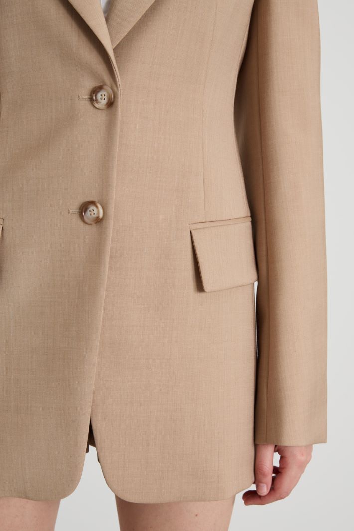 Mohair and wool blazer Intrend - 4