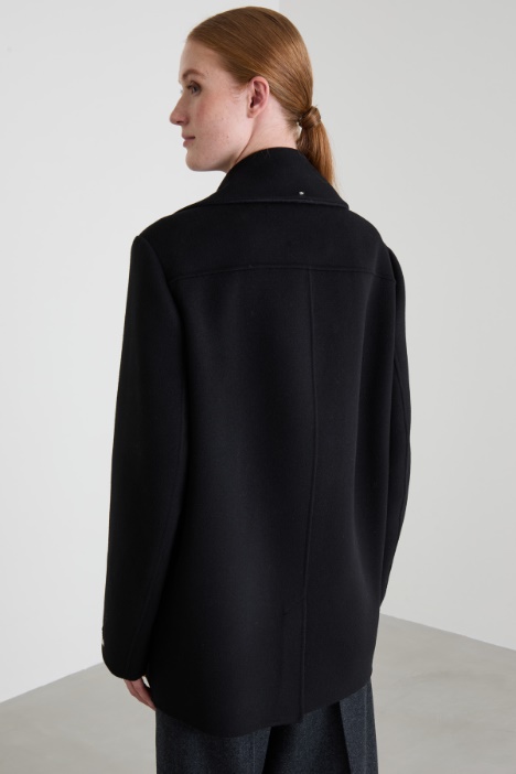 Caban doppiopetto in drap