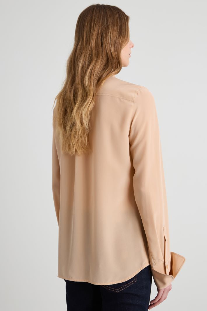 Shirt with folded cuffs Intrend - 2