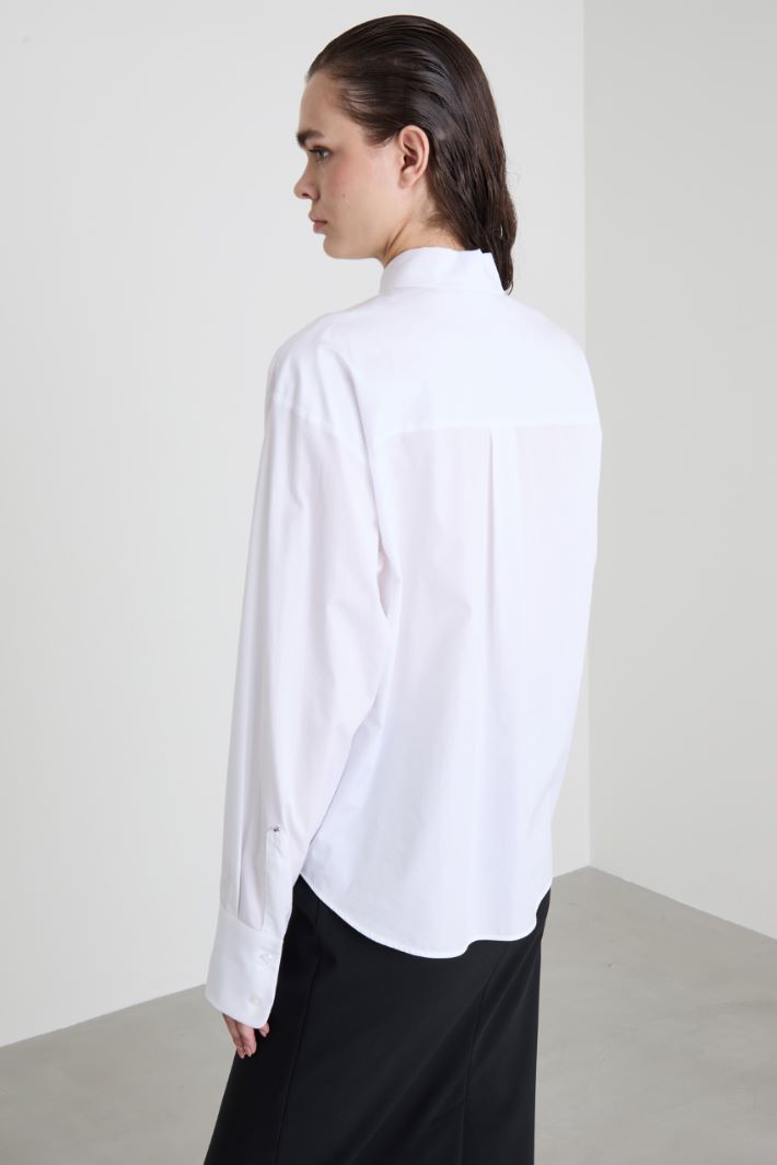 Poplin shirt with necktie Intrend - 2