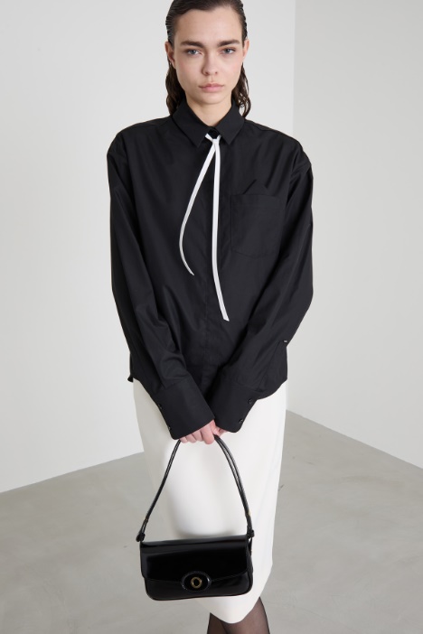 Poplin shirt with necktie Intrend