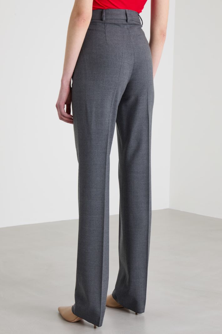Slim wool trousers Intrend - 3