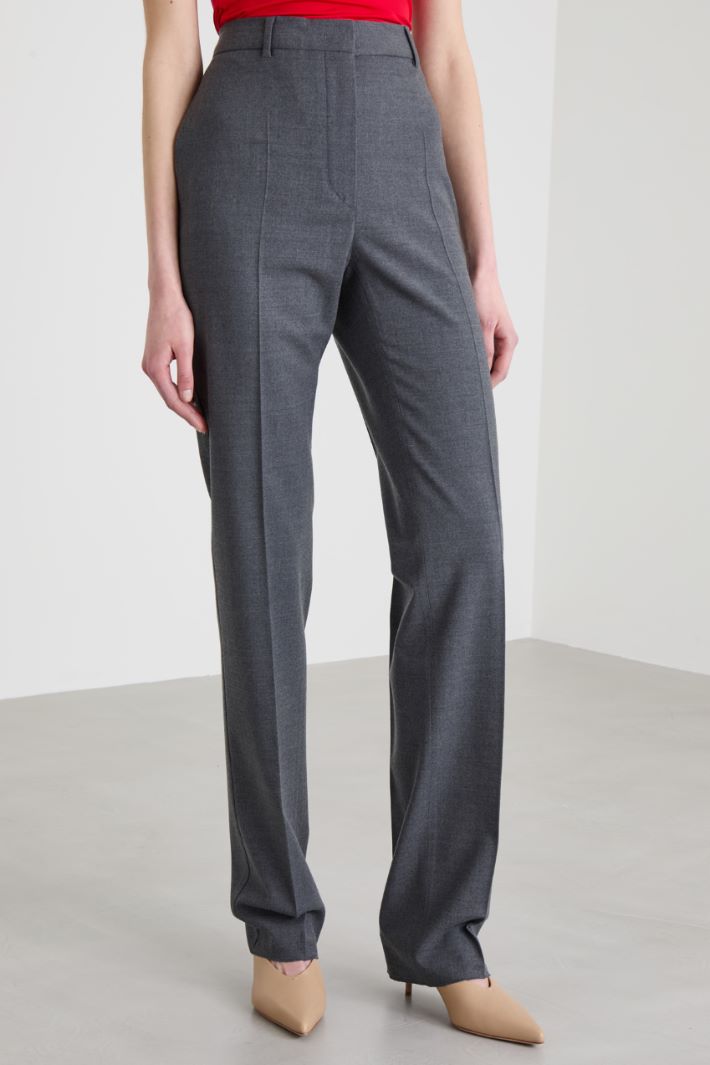 Slim wool trousers Intrend - 2